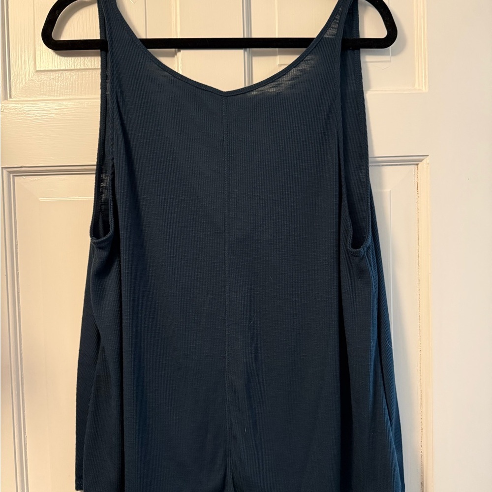 Free People Dark Teal Women's Tank Top